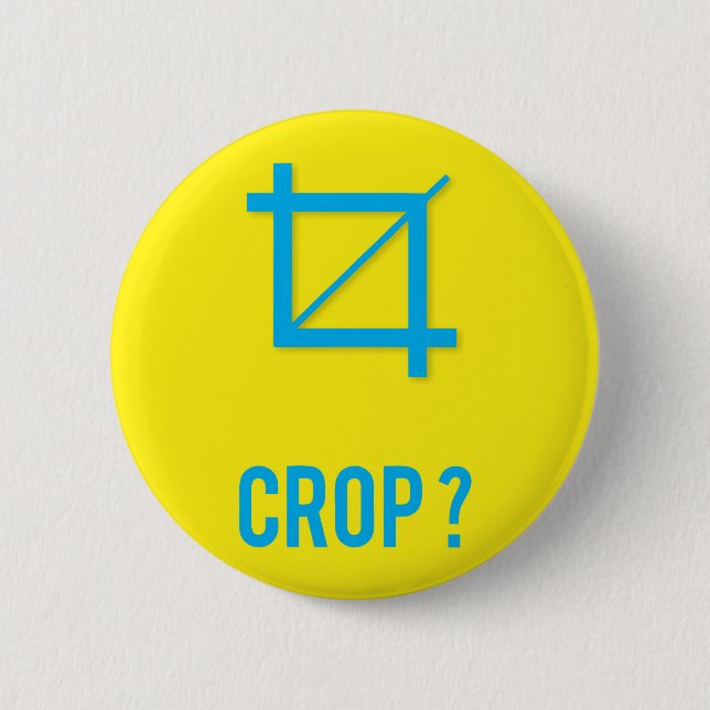 CROP ? 6 CM ROUND BADGE (Front)
