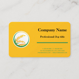 Crop agriculture Business Card