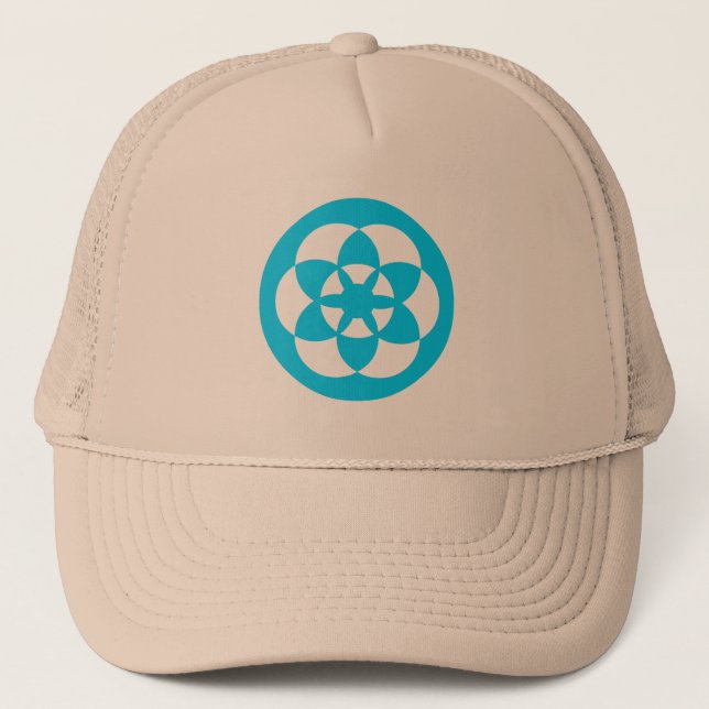 Crop Circle 01 Trucker Hat (Front)