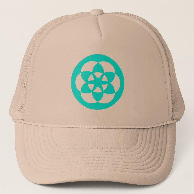 Crop Circle 01 Trucker Hat (Front)