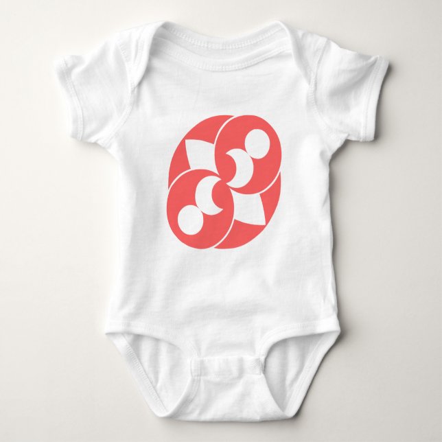 Crop Circle 03 Baby Bodysuit (Front)