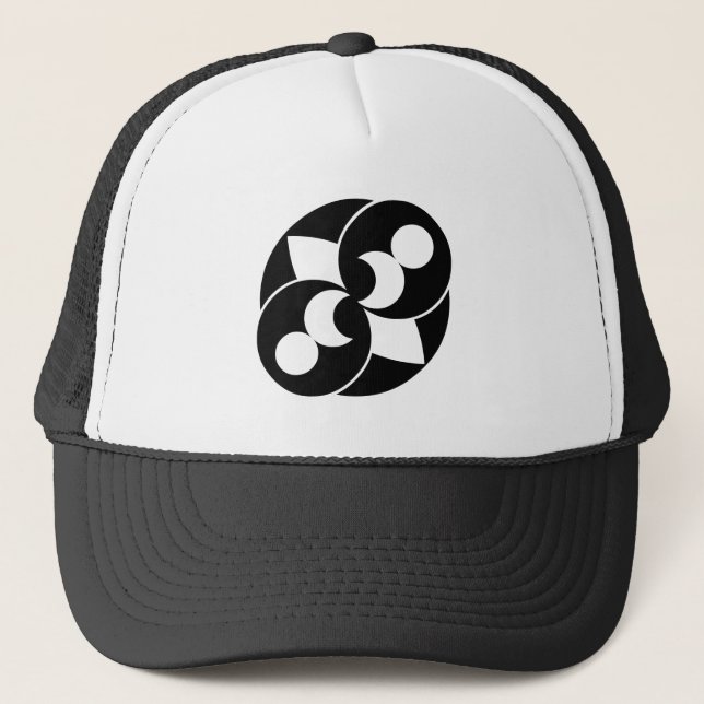 Crop Circle 03 Trucker Hat (Front)