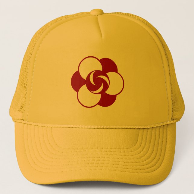Crop Circle 04 Trucker Hat (Front)