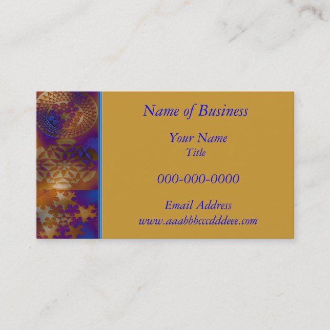 Crop Circle Business Card (Front)