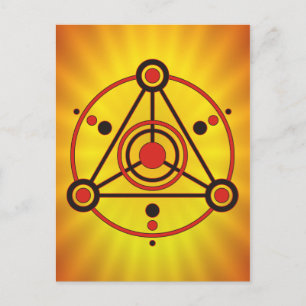 crop circle IV Postcard