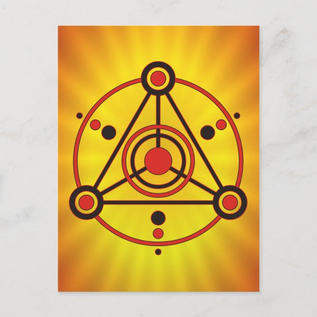 crop circle IV Postcard (Front)