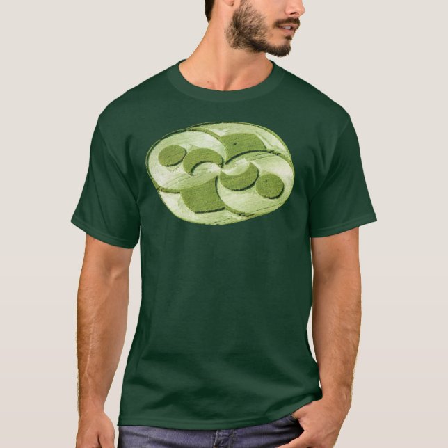 Crop Circle - Julia Set Liddington Castle T-Shirt (Front)
