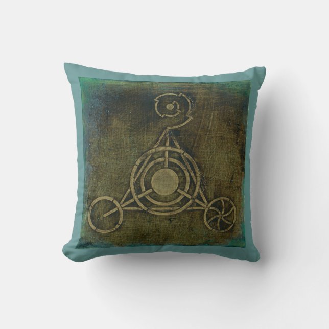 crop circle pillow (Front)
