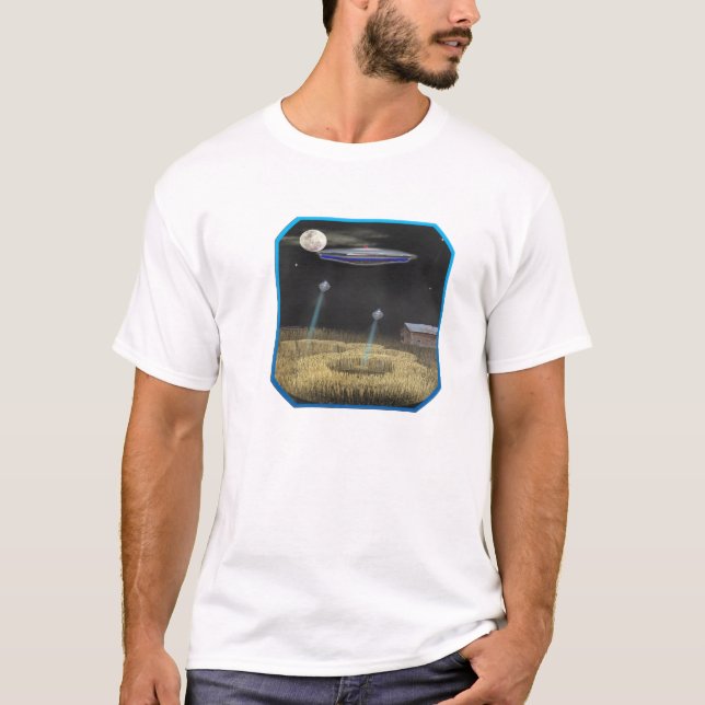crop circle ufo t-shirt (Front)