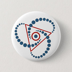 crop circle VI 6 Cm Round Badge