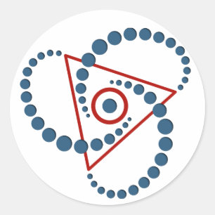 crop circle VI Classic Round Sticker