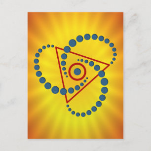 crop circle VI Postcard