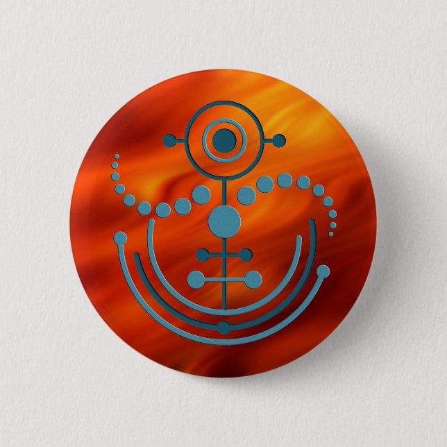 crop circle VIII 6 Cm Round Badge (Front)