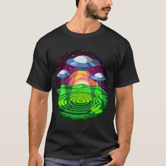 Crop Circles Alien Abduction T-Shirt