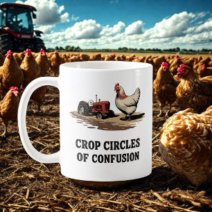 Crop Circles of Confusion Rural Life Humor Coffee Mug