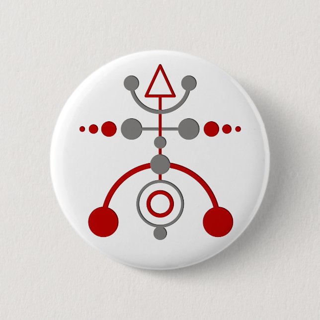 crop cirkle V 6 Cm Round Badge (Front)
