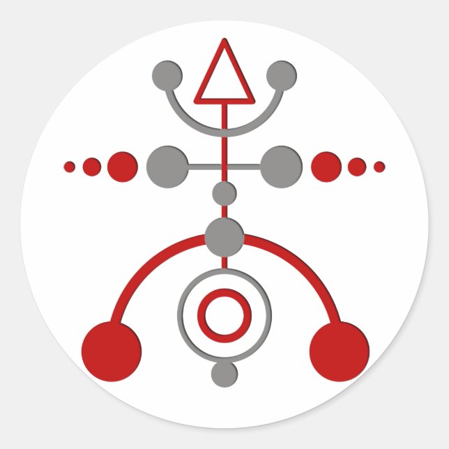 crop cirkle V Classic Round Sticker (Front)