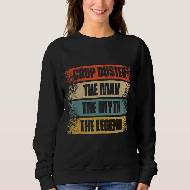 Crop Duster Pilot AG Pilot Aerial Application Appa Sweatshirt (Front)