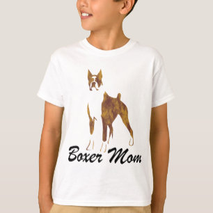 Cropped Ear Boxer Mum T-Shirt