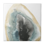 Cropped Geodes III Ceramic Tile<br><div class="desc">Enjoy this fresh creative geode watercolor design on a product or wallart piece to enhance and add to the world around you. Artist: June Erica Vess</div>