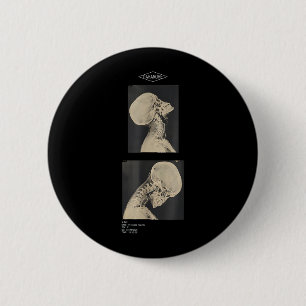 Cropped Headbanger X-Ray Doctors 6 Cm Round Badge