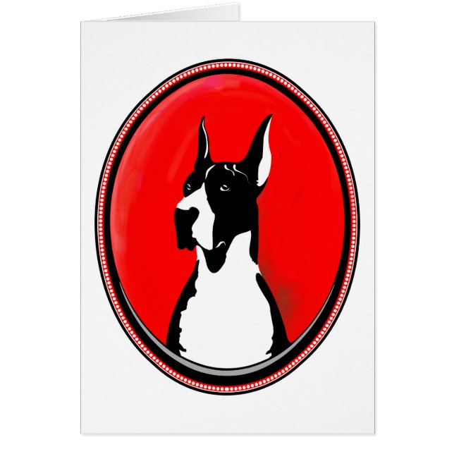 Cropped Mantle Great Dane (Front)