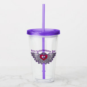 Cropper Scrapbook Crafter  Acrylic Tumbler