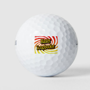Cropper Scrapbook Crafter Golf Balls