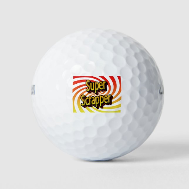 Cropper Scrapbook Crafter  Golf Balls (Front)