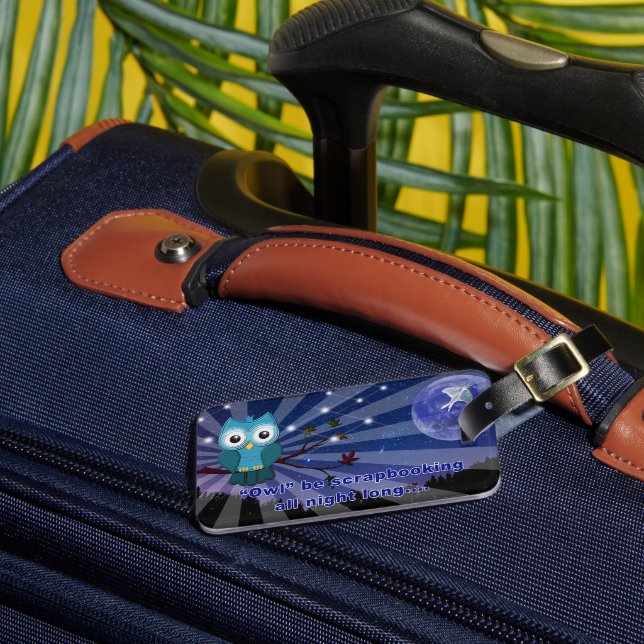 Cropper Scrapbook Crafter  Luggage Tag (Front Insitu 3)