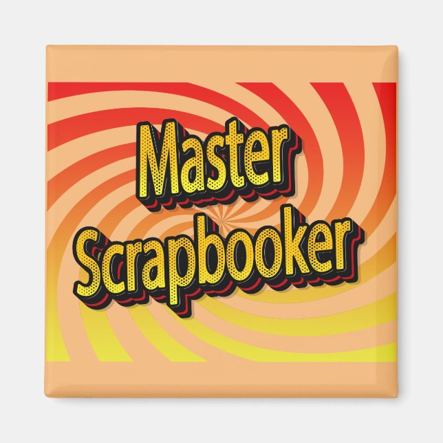 Cropper Scrapbook Crafter  Magnet (Front)