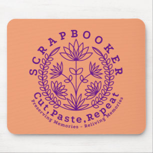 Cropper Scrapbook Crafter Mouse Pad