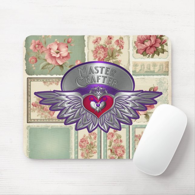 Cropper Scrapbook Crafter  Mouse Pad (With Mouse)