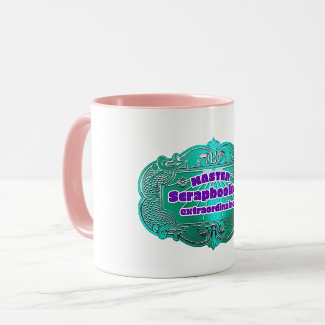 Cropper Scrapbook Crafter  Mug (Front Left)
