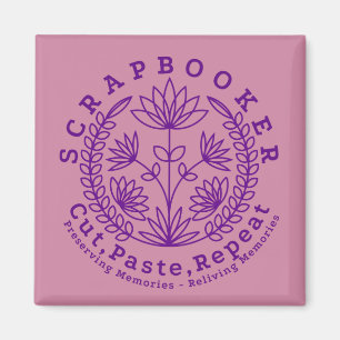 Cropper Scrapbook Magnet