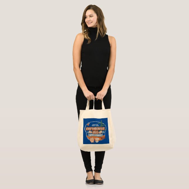Croptoberfest 2023 Grocery Tote (Front (Model))