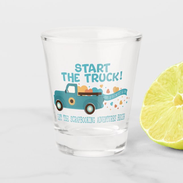 CROPTOBERFEST 2024 Shot Glass - Start the Truck B (Front)