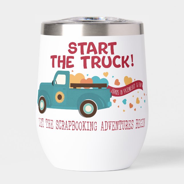 CROPTOBERFEST 2024 Wine Tumbler - Start the Truck (Front)