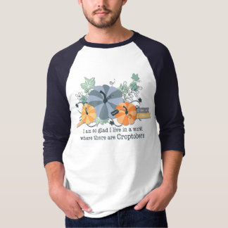Croptoberfest 3/4 Raglan Sleeve Shirt Unisex