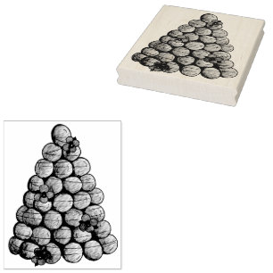 Croquembouche French Pastry Choux Bun Wedding Cake Rubber Stamp