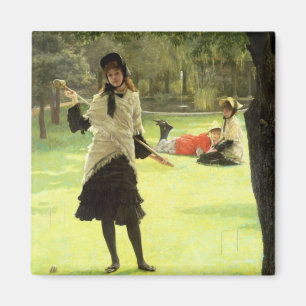 Croquet, c.1878 magnet