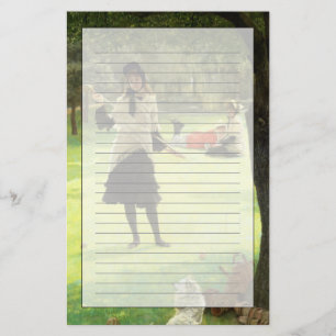 Croquet, c.1878 stationery