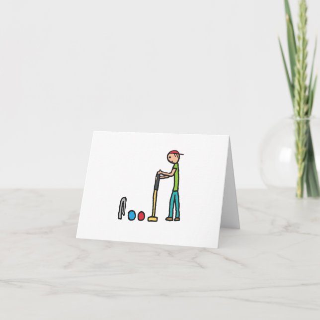 Croquet Card (Front)