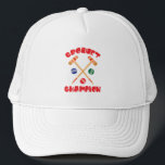 Croquet Champion Trucker Hat<br><div class="desc">The game of croquet is a fun outdoor activity.  Use this image for your next design.</div>