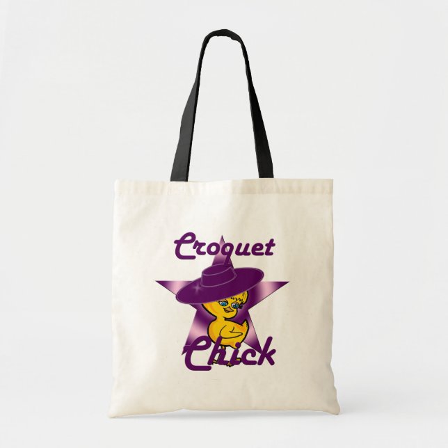 Croquet Chick #9 Tote Bag (Front)