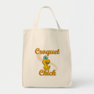 Croquet Chick Tote Bag