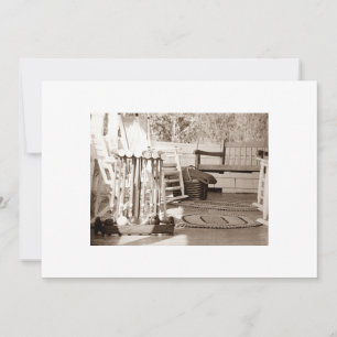 CROQUET, FUN, PARTY TIME INVITATION