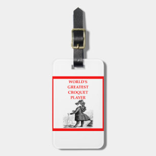 CROQUET LUGGAGE TAG