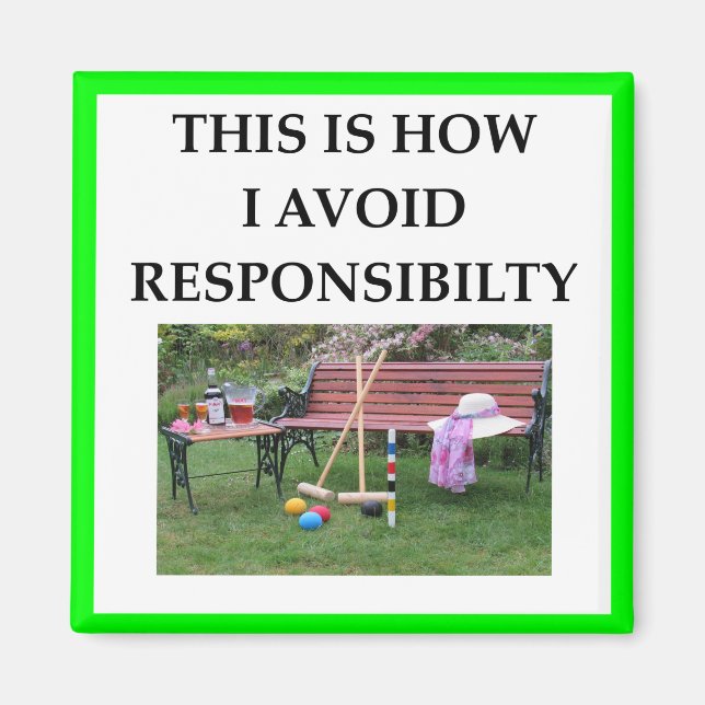 CROQUET MAGNET (Front)