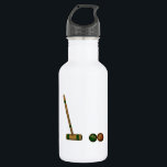 Croquet Mallet and Balls 532 Ml Water Bottle<br><div class="desc">Croquet Mallet and Balls</div>